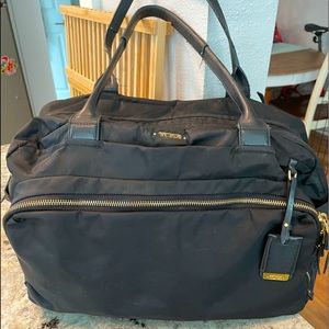 Black Tumi Voyageur Tote Bag
